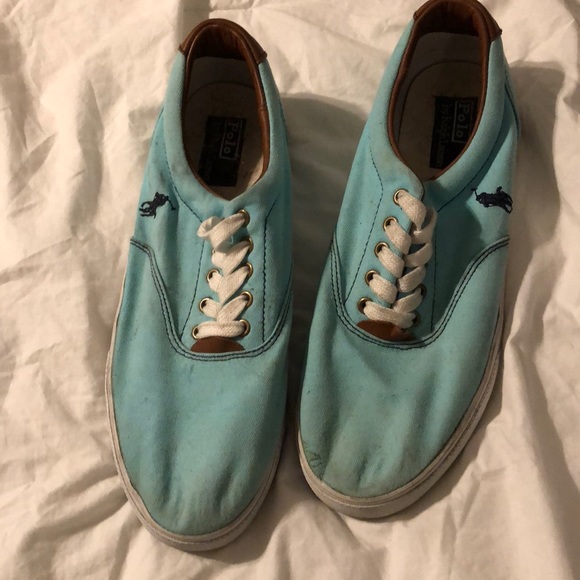 Polo Board Shoes Aqua Blue size 12 - Picture 1 of 4